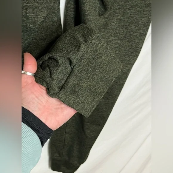 Mondetta Brushed Olive Green Joggers Activewear High Rise Full Length Casual Gym - Picture 13 of 16